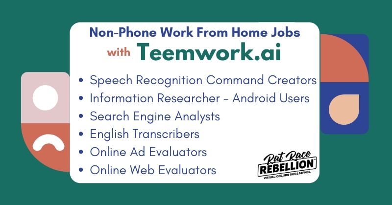 work from home jobs