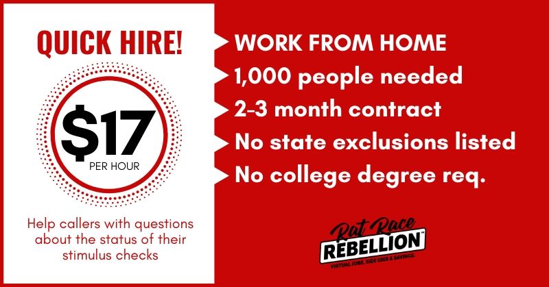 work from home jobs