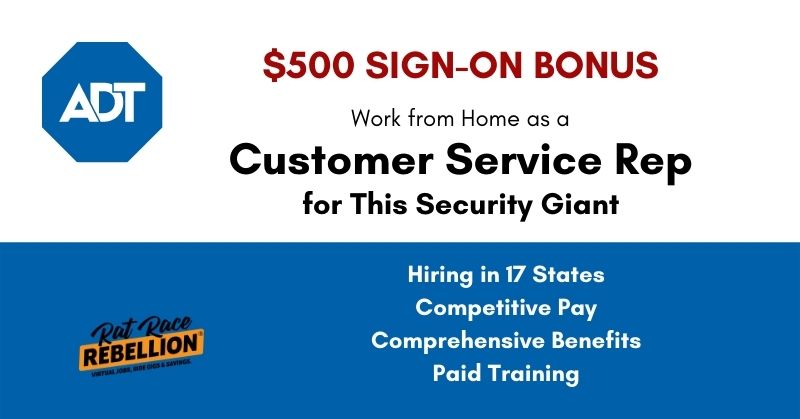 work from home for ADT