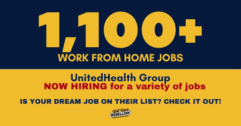 1,100+ work from home jobs with UnitedHealth Group. NOW HIRING for a variety of jobs. IS YOUR DREAM JOB ON THEIR LIST? CHECK IT OUT!