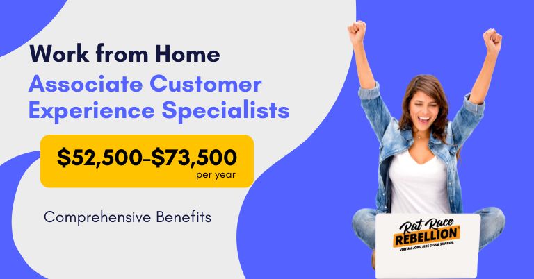 Work from Home Associate Customer Experience Specialists Calm