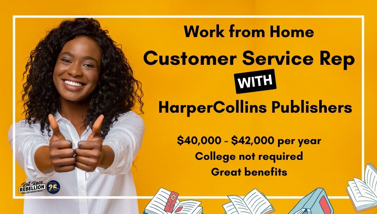 Remote Customer Service Openings with HarperCollins Publishers