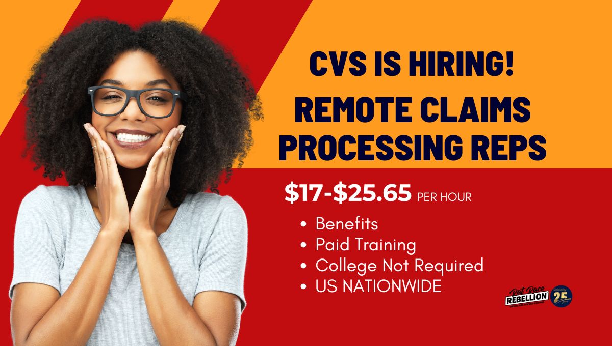 Remote Remote Claims Processing Representatives CVS