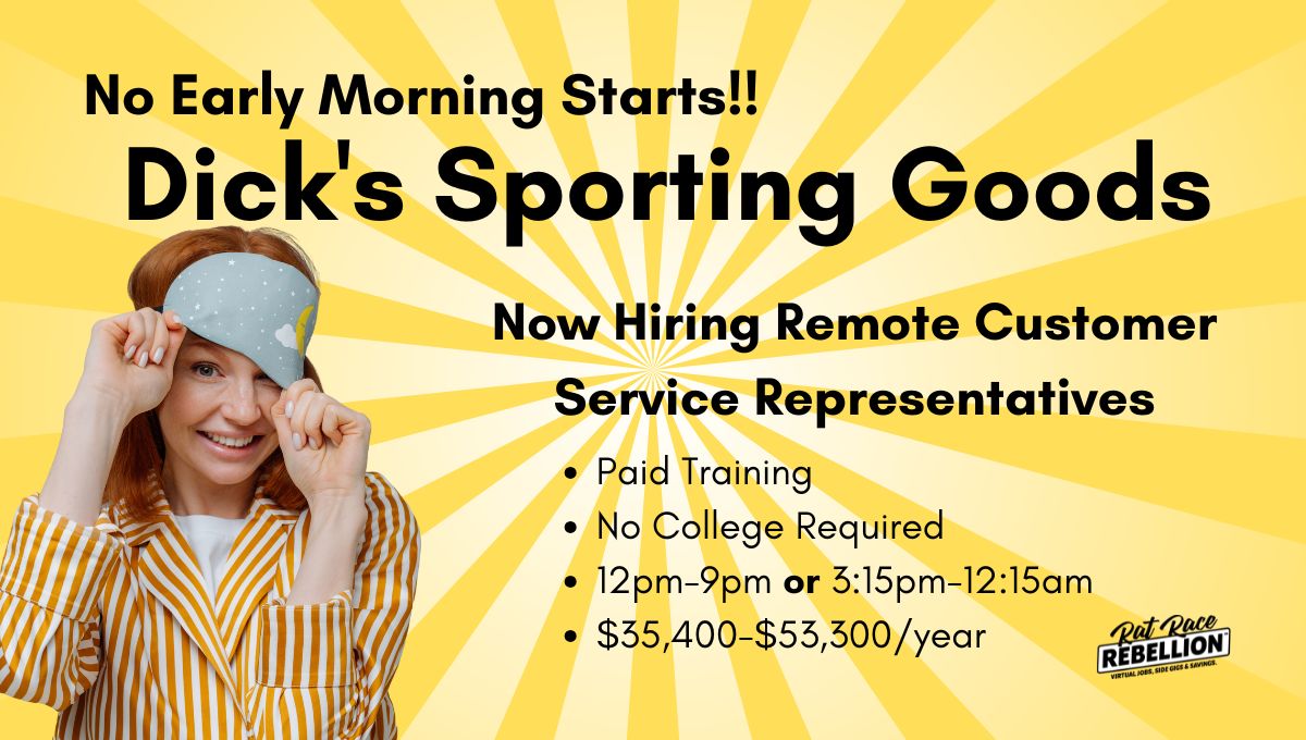 Remote Customer Service Representative Dick's
