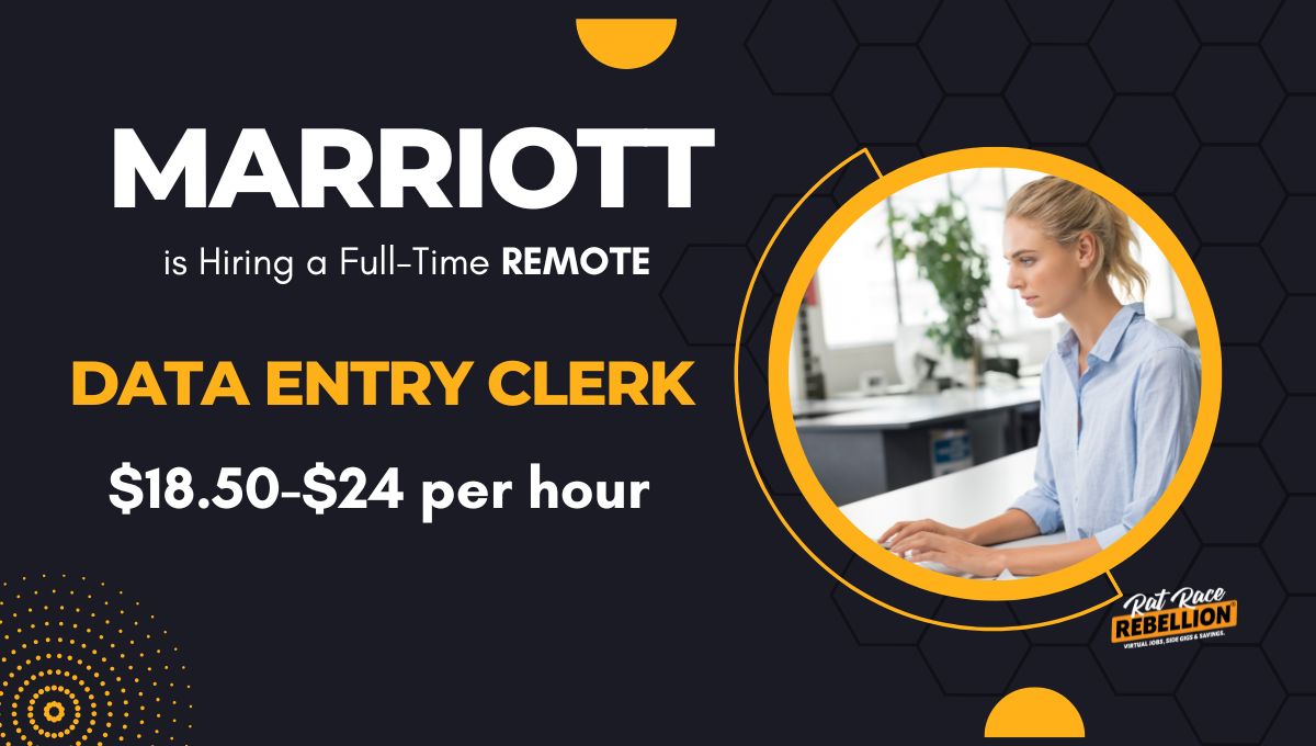 Remote Full Time Data Entry Clerk Marriott